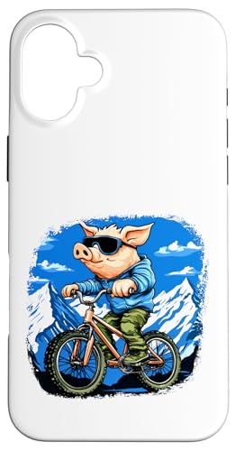 Biker Schwein Hülle für iPhone 16 Plus Biker Schwein Hülle für iPhone 16 Plus von Biking Animals