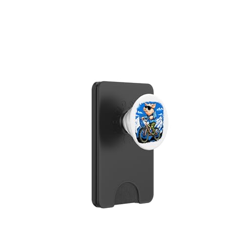 Biker Schwein PopSockets PopWallet für MagSafe Biker Schwein PopSockets PopWallet für MagSafe von Biking Animals