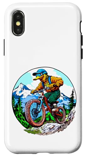 Enten Bike / Biker Ente Hülle für iPhone X/XS Enten Bike / Biker Ente Hülle für iPhone X/XS von Biking Animals