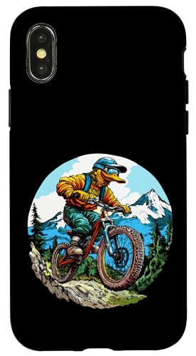 Enten Bike Hülle für iPhone X/XS Enten Bike Hülle für iPhone X/XS von Biking Animals