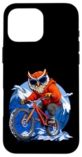 Eule Bike Hülle für iPhone 16 Pro Max Eule Bike Hülle für iPhone 16 Pro Max von Biking Animals