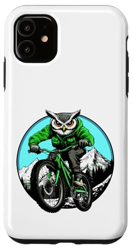 Eulen Mountainbike / Biker Eule Hülle für iPhone 11 Eulen Mountainbike / Biker Eule Hülle für iPhone 11 von Biking Animals