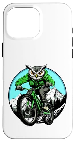 Eulen Mountainbike / Biker Eule Hülle für iPhone 16 Pro Max Eulen Mountainbike / Biker Eule Hülle für iPhone 16 Pro Max von Biking Animals