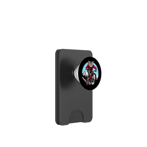 Eulen Mountainbike PopSockets PopWallet für MagSafe Eulen Mountainbike PopSockets PopWallet für MagSafe von Biking Animals