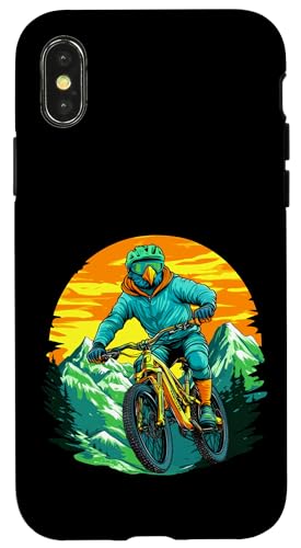 Papagei Bike Hülle für iPhone X/XS Papagei Bike Hülle für iPhone X/XS von Biking Animals
