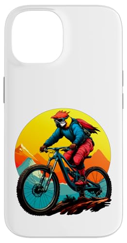 Papagei Mountainbiker Hülle für iPhone 14 Papagei Mountainbiker Hülle für iPhone 14 von Biking Animals