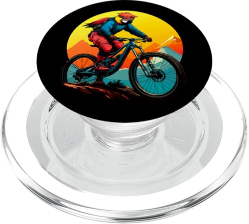 Papageien Bike / Bikerin Papagei PopSockets PopGrip für MagSafe Papageien Bike / Bikerin Papagei PopSockets PopGrip für MagSafe von Biking Animals