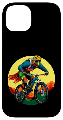 Papageien Bike / Mountainbiker Papagei Hülle für iPhone 14 Papageien Bike / Mountainbiker Papagei Hülle für iPhone 14 von Biking Animals
