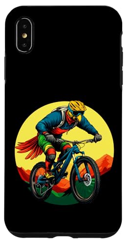 Papageien Bike / Mountainbiker Papagei Hülle für iPhone XS Max Papageien Bike / Mountainbiker Papagei Hülle für iPhone XS Max von Biking Animals