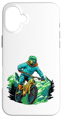 Papageien Bike Hülle für iPhone 16 Plus Papageien Bike Hülle für iPhone 16 Plus von Biking Animals