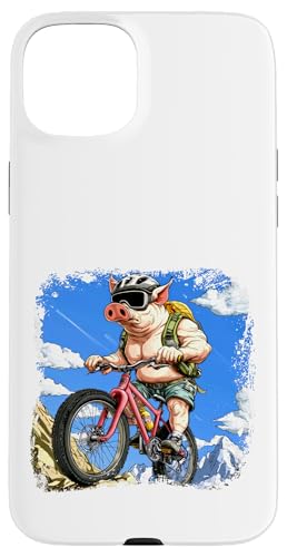 Schwein Biker Hülle für iPhone 15 Plus Schwein Biker Hülle für iPhone 15 Plus von Biking Animals