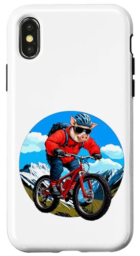 Schweine Biker / Bike Schwein Hülle für iPhone X/XS Schweine Biker / Bike Schwein Hülle für iPhone X/XS von Biking Animals