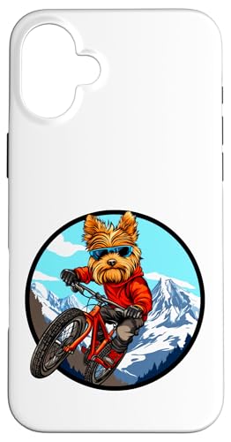 Terrier Bike Hülle für iPhone 16 Plus Terrier Bike Hülle für iPhone 16 Plus von Biking Animals