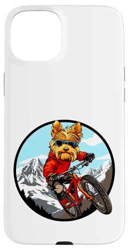 Yorkshire Terrier Biker / Mountainbike Terrier Hülle für iPhone 15 Plus Yorkshire Terrier Biker / Mountainbike Terrier Hülle für iPhone 15 Plus von Biking Animals