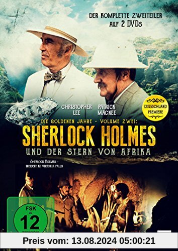 Sherlock Holmes - Die goldenen Jahre, Vol. 2: Sherlock Holmes und der Stern von Afrika (Incident at Victoria Falls) / 2-Teiler mit Christopher Lee und Patrick Macnee [2 DVDs] von Bill Corcoran