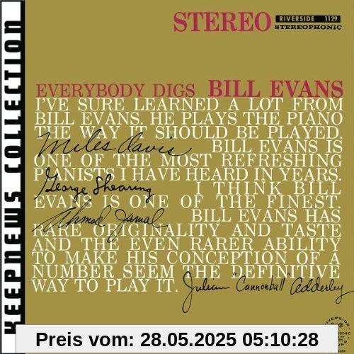 Everybody Digs Bill Evans (Keepnews Collection) von Bill Evans