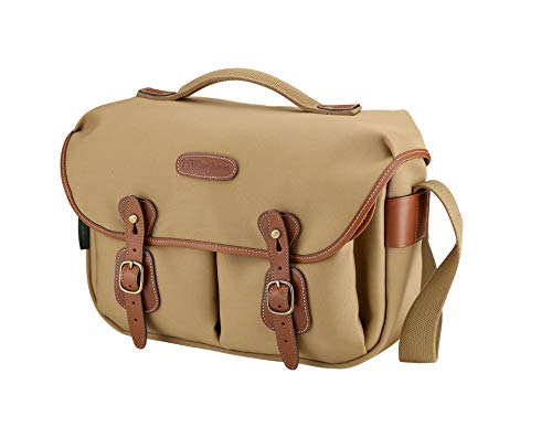 Billingham Hadley Pro Canvas-Kameratasche, Khaki mit beigefarbenen Lederrändern (UK Import) von Billingham