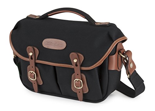 Billingham Small Pro Canvas-Tasche Rucksack (Schnellverschluss-System, Regenabweiser) schwarz und Toasten von Billingham