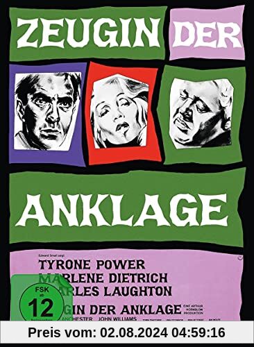 Zeugin der Anklage - 2-Disc Limited Collector's Edition im Mediabook (+ DVD) [Blu-ray] von Billy Wilder