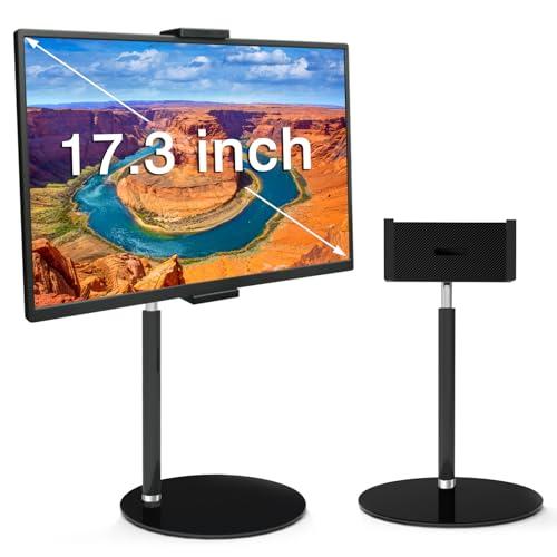 Bimo Tragbarer Monitorständer, 39,6 cm, 43,8 cm, 47,3 cm, 47,5 cm, Tablet-Ständer für iPad, Kindle, robuste, breitere Basis, kompatibel mit 11,9 - 47,7 cm (4,7 - 18,5 Zoll) Tablet, Smartphone, von Bimo