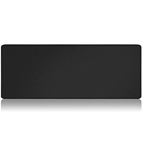 Bimormat Großes Gaming-Mauspad, erweiterte Größe, 800x300x2 mm, XXL-Mauspad, Schreibtischmatte, Anti-Ausfransen genähte Kanten, verbesserte Präzision und Geschwindigkeit, Schwarz von Bimormat