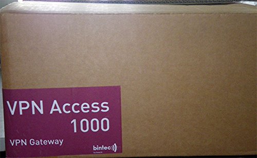 Bintec VPN1000 VPN Access Gateway für IPSec/PPTP/Version (DE)/(INT)/1xLAN/2xWAN/1xISDN/MB/RAM 256 MB/Metall-Gehauuse Rack 1HE von BinTec Access Networks GmbH