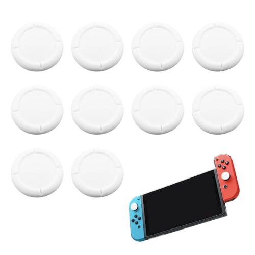 10 Stück Controller Zubehör für Nintendo Switch,Controller Stick Aufsätze für Nintendo Switch Joystick Kappen,Controller Sticks nintendo Switch Ersatzteile Kappen,Gummi Controller Grip kappen Zubehör von BinXiaoQin