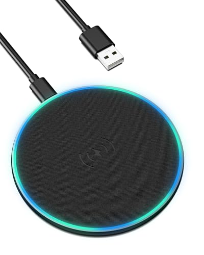 Binamao Wireless Charger, Induktive Ladestation für iPhone 16/15/14/13/12Pro/Pro Max/XS Max/XR/SE, 15W Max Kabelloses Ladegerät für Samsung Galaxy S24/S23/S22/S21/S20, AirPods 2/Pro, Huawei, Xiaomi Binamao Wireless Charger, Induktive Ladestation für iPhone 16/15/14/13/12Pro/Pro Max/XS Max/XR/SE, 15W Max Kabelloses Ladegerät für Samsung Galaxy S24/S23/S22/S21/S20, AirPods 2/Pro, Huawei, Xiaomi von Binamao