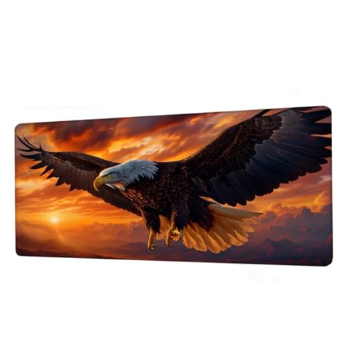 Gaming Mauspad XXL 800x400mm,Mauspad Tier Schreibtischunterlage,Wasserdicht Mousepad Adler Mouse pad mit Rutschfeste Gummibasis,Verbessert Präzision und Geschwindigkeit,Gaming Zubehör,Geschenke BJ-182 Gaming Mauspad XXL 800x400mm,Mauspad Tier Schreibtischunterlage,Wasserdicht Mousepad Adler Mouse pad mit Rutschfeste Gummibasis,Verbessert Präzision und Geschwindigkeit,Gaming Zubehör,Geschenke BJ-182 von Binaoung