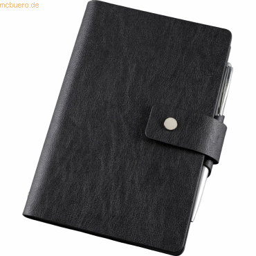 Bind Notizbuch A6 mit Ringmechanik Lederimitat schwarz Bind Notizbuch A6 mit Ringmechanik Lederimitat schwarz von Bind