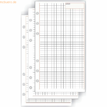 Bind Notizeinlage A6 Medium kariert 95x172mm 50 Blatt Bind Notizeinlage A6 Medium kariert 95x172mm 50 Blatt von Bind