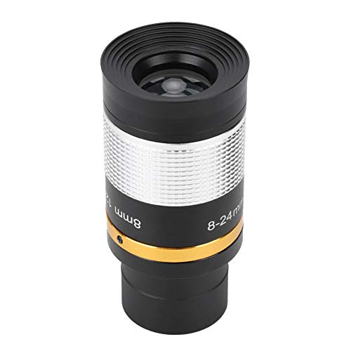 Bindpo Teleskop-Zoom-Okular, 8-24 mm 1,25-Zoll-HD-Plossl-Okular Vollbeschichtetes optisches Glas-PL-Objektiv für astronomisches Teleskop Bindpo Teleskop-Zoom-Okular, 8-24 mm 1,25-Zoll-HD-Plossl-Okular Vollbeschichtetes optisches Glas-PL-Objektiv für astronomisches Teleskop von Bindpo