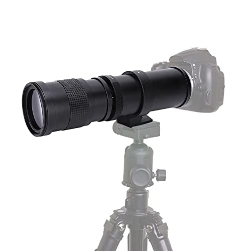 Teleobjektiv, 420-800mm F/8.3-16 Manueller Fokus Super-Telezoomobjektiv für Canon für Nikon für Sony für Pentax für Olympus DSLR-Kamera von Bindpo