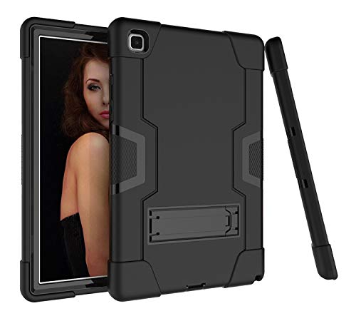 Bingcok Case for Galaxy Tab A7 10.4 Case 2020, Heavy Duty Rugged Full-Body Hybrid Shockproof Drop Protection Cover for Samsung Galaxy Tab A7 10.4 2020 Model SM-T500 /SM- T505 /SM-T507 (5-Black) von Bingcok