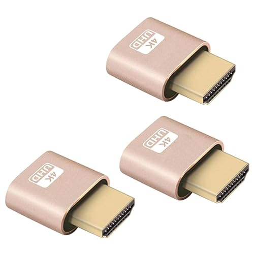 Dummy Plug Binghe 3 Stücke 4K Dummy Plug,Hochauflösender virtueller Monitor Display Emulator, Headless Display Adapter der neuen Generation Unterstützt bis zu 3840x2160@60Hz, 1080@120Hz DVI EDID Emula Dummy Plug Binghe 3 Stücke 4K Dummy Plug,Hochauflösender virtueller Monitor Display Emulator, Headless Display Adapter der neuen Generation Unterstützt bis zu 3840x2160@60Hz, 1080@120Hz DVI EDID Emula von Binghe