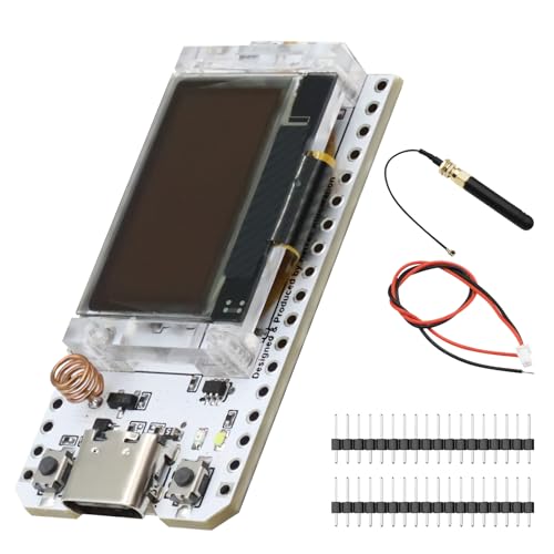 ESP32 Entwicklungsplatine LoRa Binghe ESP32 V3 Modul mit ESP32 OLED Display und Antenne USB 240MHz Bluetooth WiFi Modul 1262 Chip 863 928MHz Dual-Core IOT Board Kompatibel mit Arduino/Meshtastic von Binghe