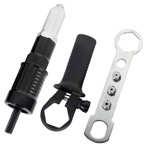 Elektrische Nietpistole Binghe Elektrischer Nietenzange Adapter Elektrische Nietenzangen Nietenaufsatz Nietadapter Nietpistolenadapter Nietaufsatz für Akkuschrauber Für kleinere Nieten Elektrische Nietpistole Binghe Elektrischer Nietenzange Adapter Elektrische Nietenzangen Nietenaufsatz Nietadapter Nietpistolenadapter Nietaufsatz für Akkuschrauber Für kleinere Nieten von Binghe