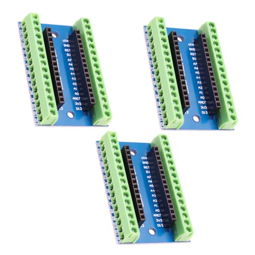 Nano Erweiterungsplatine Binghe 3 Stück Nano Shield, Nano Halter, Nano IO Shield V1.O Einfaches Erweiterungsboard mit Schraubklemmen kompatibel mit Arduino Nano Erweiterungsplatine Binghe 3 Stück Nano Shield, Nano Halter, Nano IO Shield V1.O Einfaches Erweiterungsboard mit Schraubklemmen kompatibel mit Arduino von Binghe