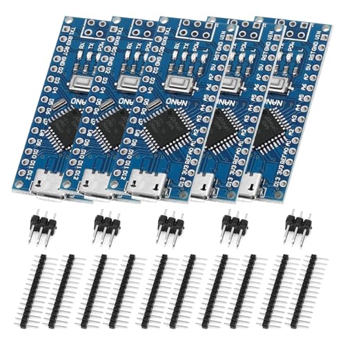 Nano-V3 mit 328PB Entwicklungs Boards Binghe 5 Stück Nano-V3 Modul mit Chip CH340 Micro Stecker 5V 16M Mikrocontroller kompatibel mit IDE von Binghe