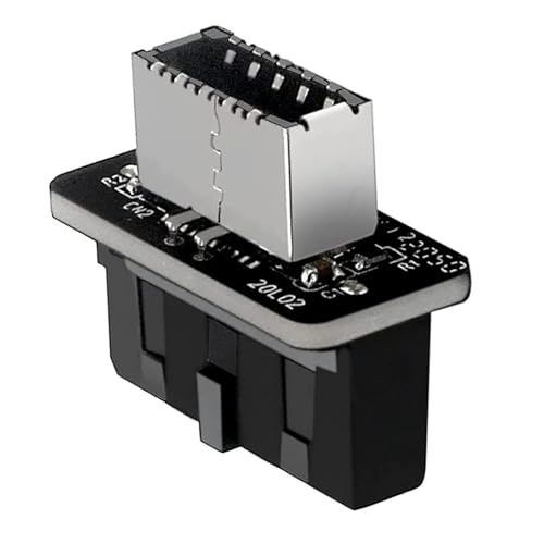 Binghe USB Frontplattenadapter vertikaler USB 3.1-Frontplattensockel USB3.019P/20P auf Type-E 90-Grad-Adapter Gehäusefront Type-C-Steckeranschluss für 73S Motherboard/Erweiterungskarte Binghe USB Frontplattenadapter vertikaler USB 3.1-Frontplattensockel USB3.019P/20P auf Type-E 90-Grad-Adapter Gehäusefront Type-C-Steckeranschluss für 73S Motherboard/Erweiterungskarte von Binghe