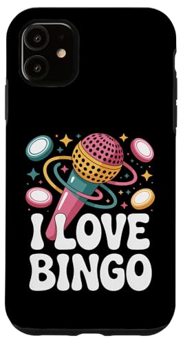 I Love Bingo Fun Mikrofon Design Hülle für iPhone 11 I Love Bingo Fun Mikrofon Design Hülle für iPhone 11 von Bingo Enthusiasts Fun Microphone Lovers