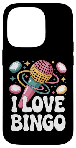 I Love Bingo Fun Mikrofon Design Hülle für iPhone 14 Pro I Love Bingo Fun Mikrofon Design Hülle für iPhone 14 Pro von Bingo Enthusiasts Fun Microphone Lovers