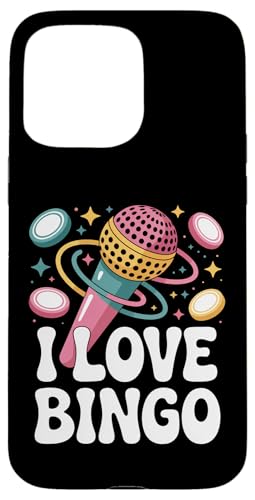 I Love Bingo Fun Mikrofon Design Hülle für iPhone 15 Pro Max I Love Bingo Fun Mikrofon Design Hülle für iPhone 15 Pro Max von Bingo Enthusiasts Fun Microphone Lovers