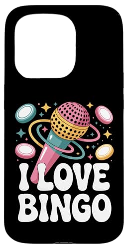I Love Bingo Fun Mikrofon Design Hülle für iPhone 15 Pro I Love Bingo Fun Mikrofon Design Hülle für iPhone 15 Pro von Bingo Enthusiasts Fun Microphone Lovers