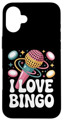 I Love Bingo Fun Mikrofon Design Hülle für iPhone 16 Plus I Love Bingo Fun Mikrofon Design Hülle für iPhone 16 Plus von Bingo Enthusiasts Fun Microphone Lovers