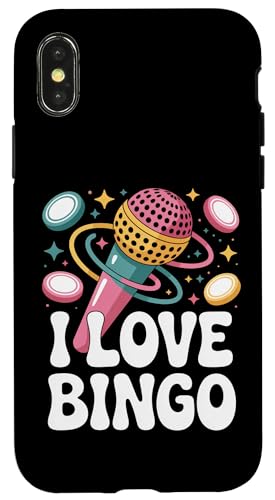 I Love Bingo Fun Mikrofon Design Hülle für iPhone X/XS I Love Bingo Fun Mikrofon Design Hülle für iPhone X/XS von Bingo Enthusiasts Fun Microphone Lovers