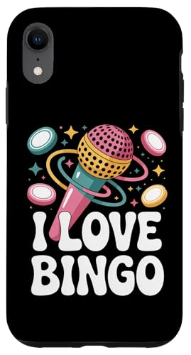 I Love Bingo Fun Mikrofon Design Hülle für iPhone XR I Love Bingo Fun Mikrofon Design Hülle für iPhone XR von Bingo Enthusiasts Fun Microphone Lovers
