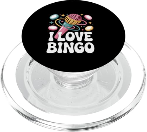 I Love Bingo Fun Mikrofon Design PopSockets PopGrip für MagSafe I Love Bingo Fun Mikrofon Design PopSockets PopGrip für MagSafe von Bingo Enthusiasts Fun Microphone Lovers