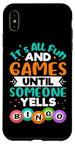 Bingo: Es ist alles Spaß und Spiel, bis jemand Bingo schreit Hülle für iPhone XS Max Bingo: Es ist alles Spaß und Spiel, bis jemand Bingo schreit Hülle für iPhone XS Max von Bingo Humor Designs For Bingo Game