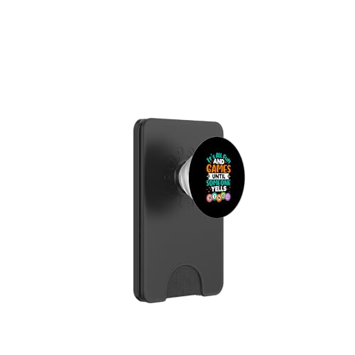 Bingo: Es ist alles Spaß und Spiel, bis jemand Bingo schreit PopSockets PopWallet für MagSafe Bingo: Es ist alles Spaß und Spiel, bis jemand Bingo schreit PopSockets PopWallet für MagSafe von Bingo Humor Designs For Bingo Game